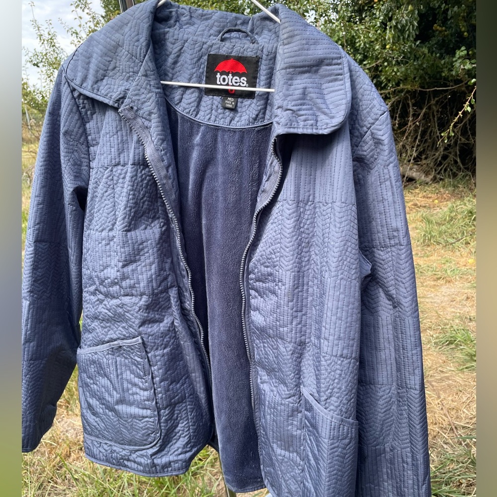 TOTES QUILTED RAIN JACKET